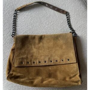 Longchamp Paris Rocks Suede Bag Bronze Boho Festival Quiet Luxury Western Leathe